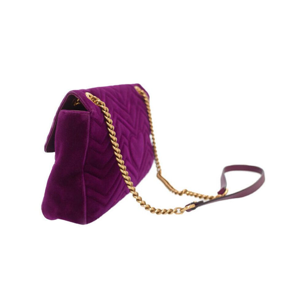 Gucci Velvet Bag GG Shoulder Marmont